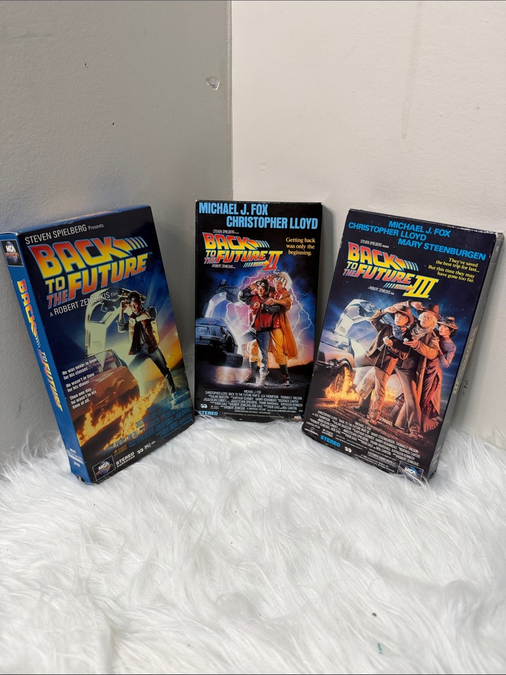 Vintage Back to the Future Trilogy VHS Box Set